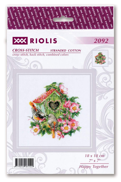 Cross Stitch Kit Riolis - Happy Together, R2092 Cross Stitch Kits - HobbyJobby