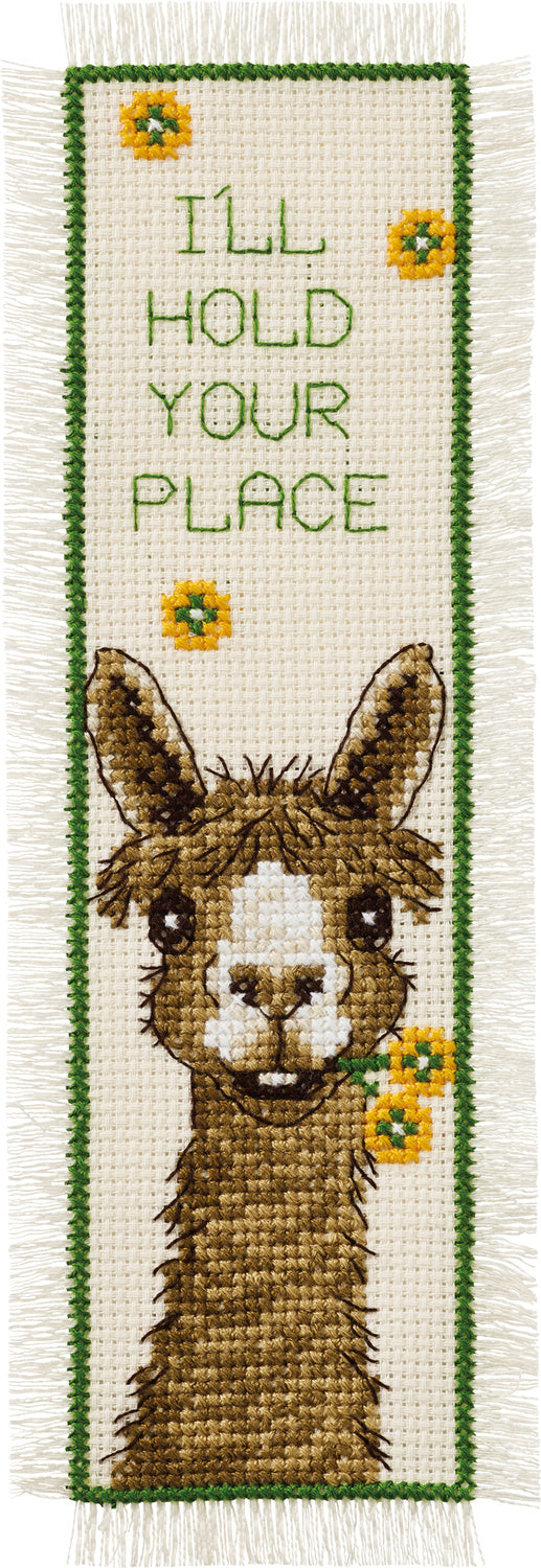 Cross Stitch Kit Permin - I«ll hold your place
