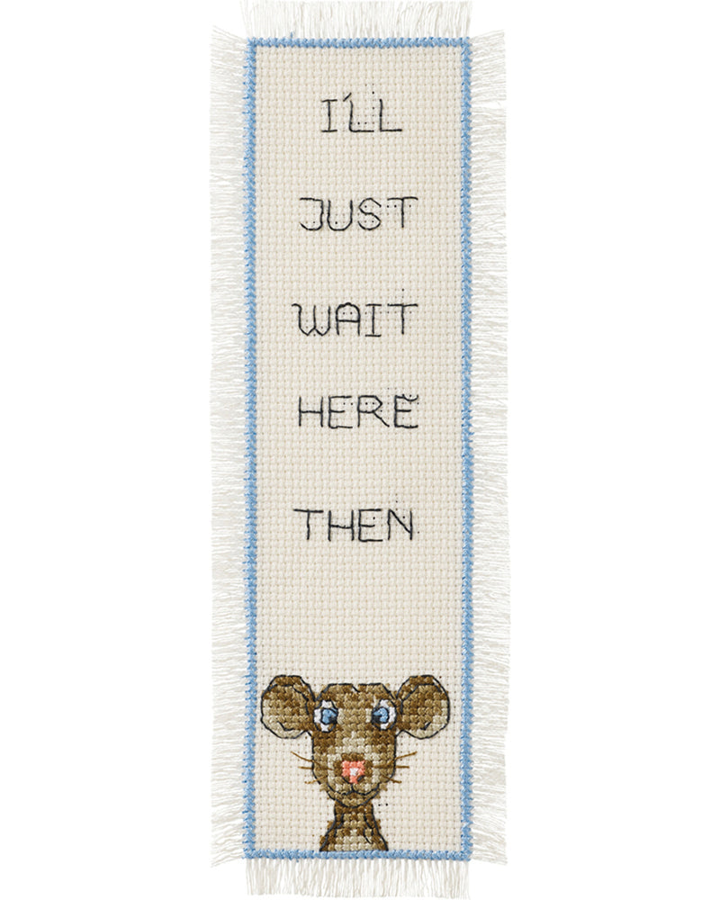 Cross Stitch Kit Permin - I«ll just wait here