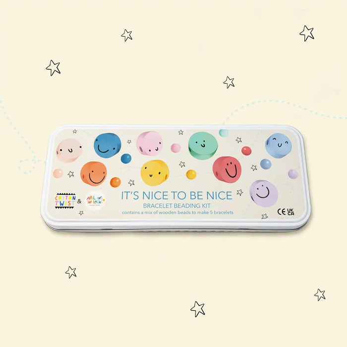 It's Nice To Be Nice Armband-Perlenset für Kinder