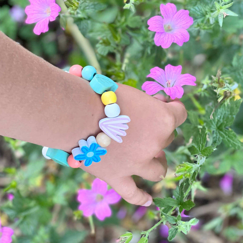 Wildblumen-Armband-Geschenkset