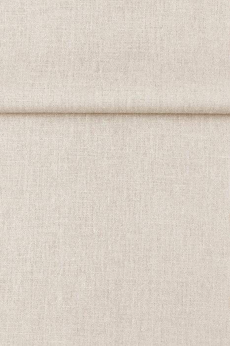 Luca-S Natural Pure Linen Wrinkled Fabric Light Beige Color