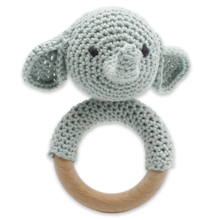 DIY Crochet Kit - Rattle Elephant