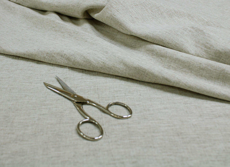Luca-S Natural Pure Linen Wrinkled Fabric Rustic Color Luca-S Linen Fabrics - HobbyJobby