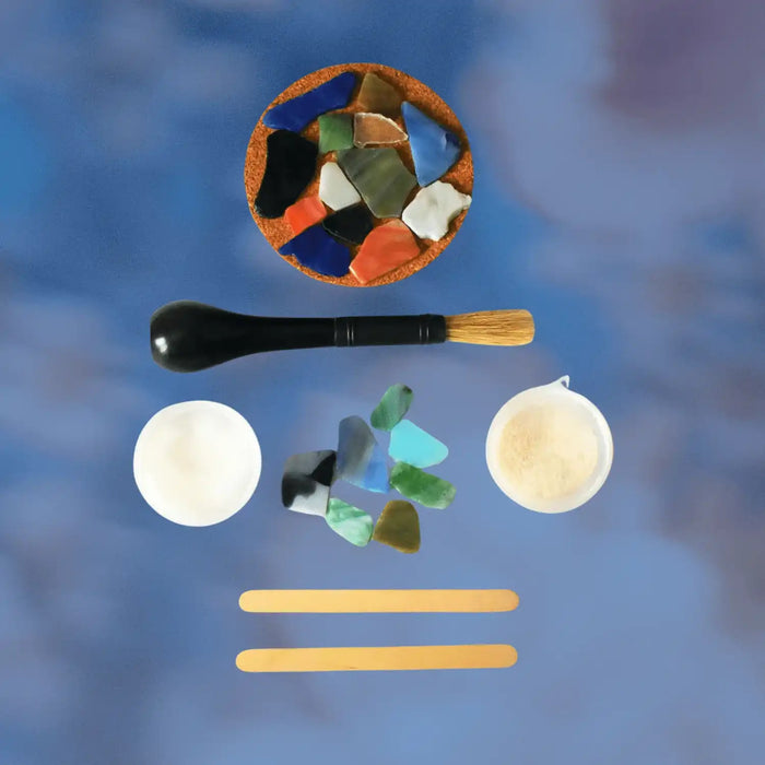 Mosaics, Craft Kit with Glass Tiles & Instructions