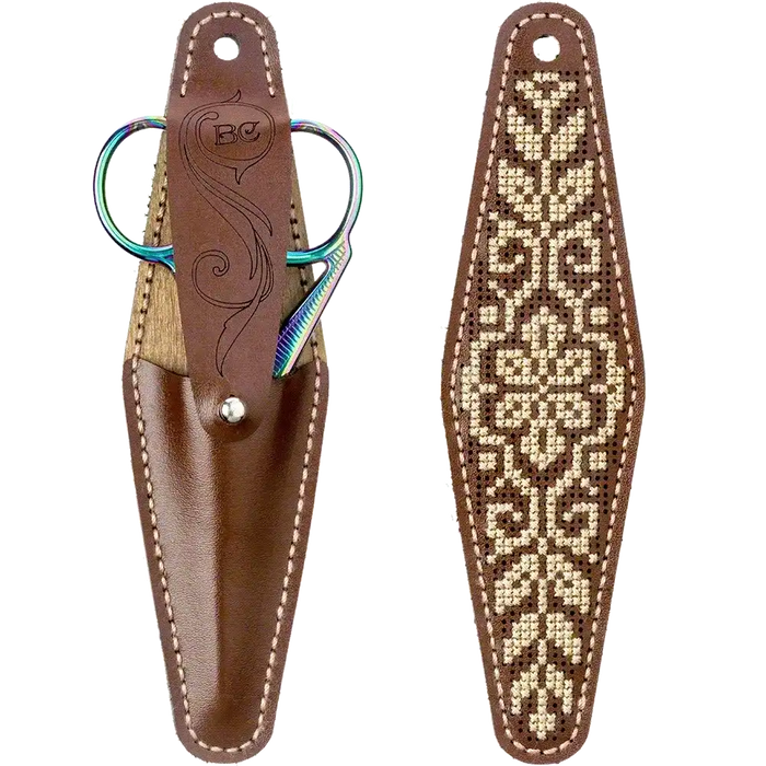Scissor Case Needlecraft Kit - Leather Scissor Case