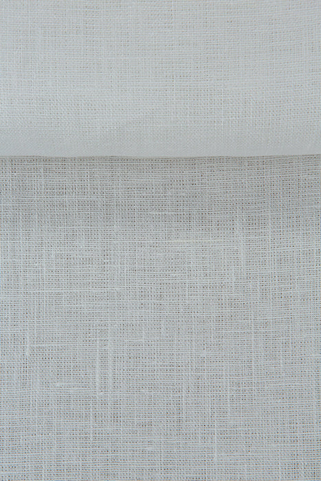 Luca-S Natural Pure 100% Linen Soft Fabric White Color