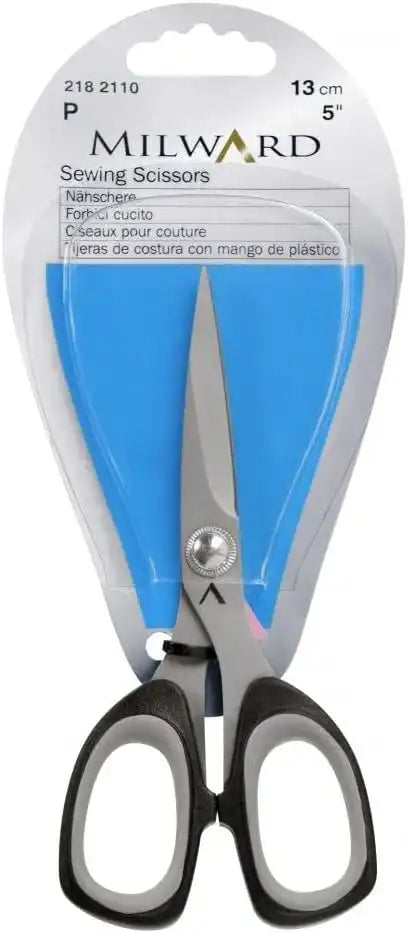 Milward Nähschere mit weichem Griff, mehrfarbig, 13 cm