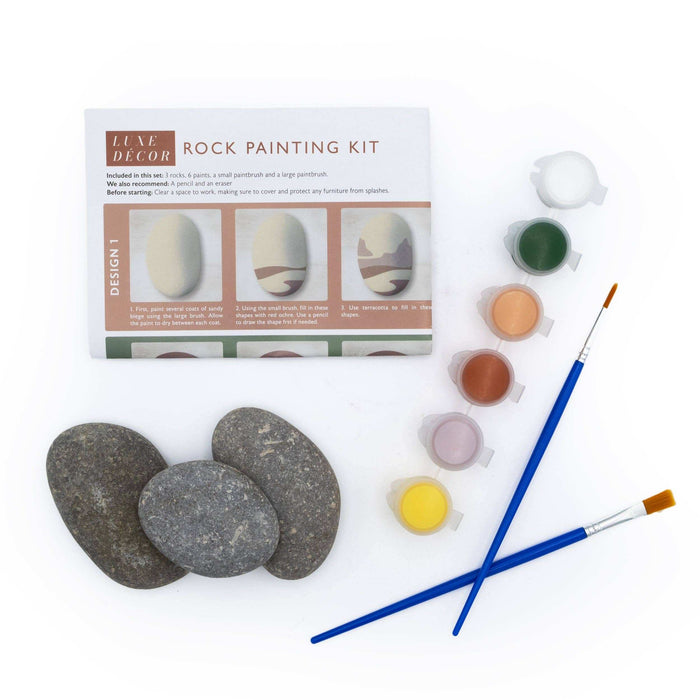Rock Painting Kit – Adult Craft Set