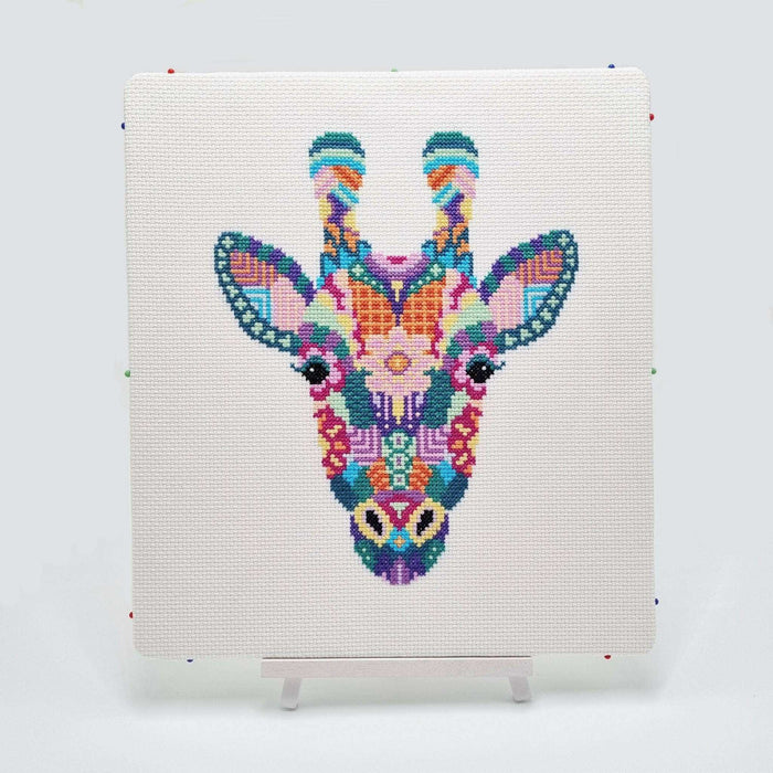 Mandala Giraffe Counted Cross Stitch Kit