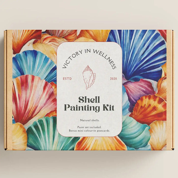 DIY Shell Painting Kit Ocean Craft Activity for Adults