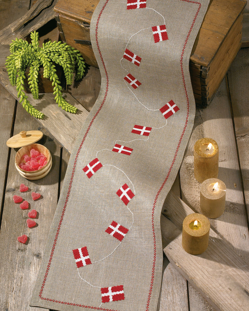 Cross Stitch Kit Permin - Birthday runner