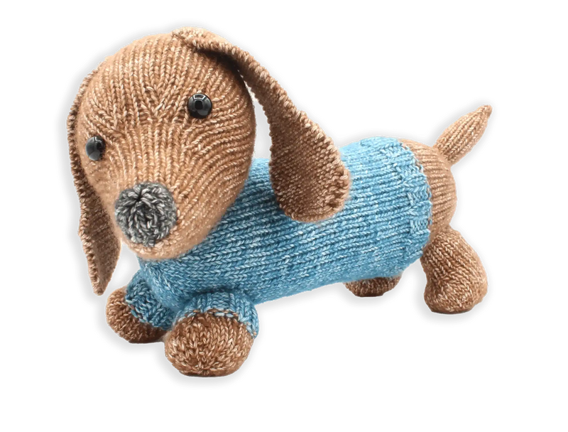 DIY Knitting Kit - Ria Dachshund