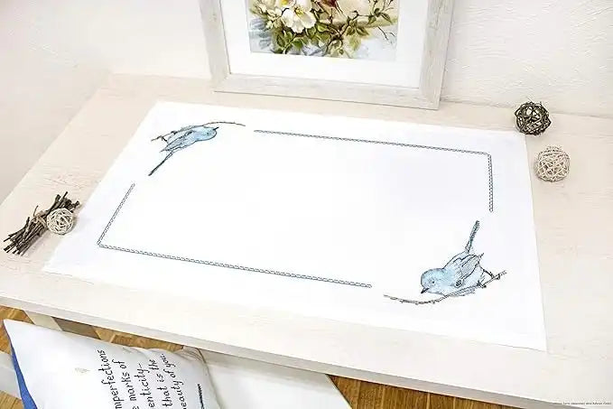 Table Topper - Cross Stitch Kit Table Cloth, FM016
