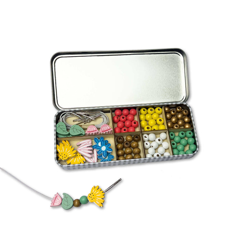 Wildblumen-Armband-Perlenset