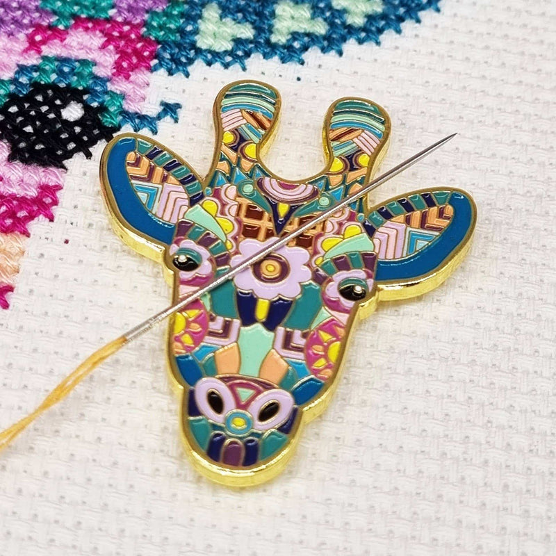 Mandala Giraffe Nadelhalter für Kreuzstich &amp; Stickerei