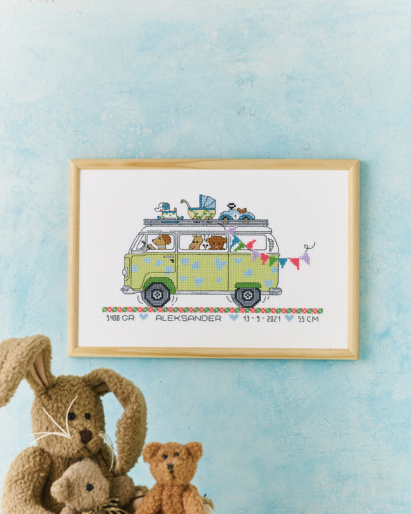 Cross Stitch Kit Permin - Boysbus