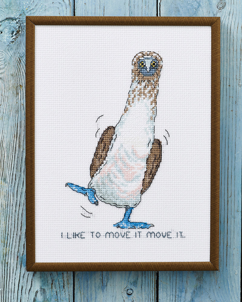 Cross Stitch Kit Permin - I like to move it..