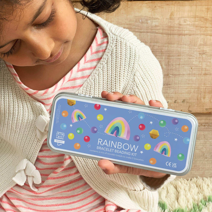 Regenbogen-Armband-Perlen-Set