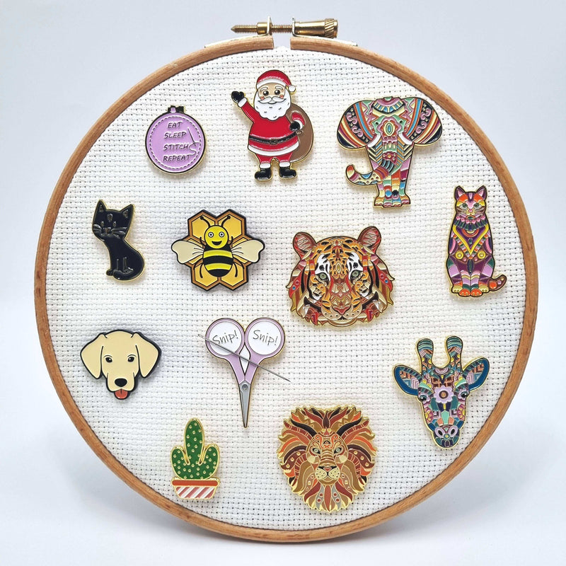 Mandala Giraffe Nadelhalter für Kreuzstich &amp; Stickerei