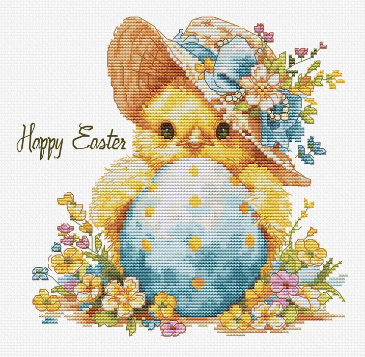 Cross Stitch Pattern - The Happy Chicken, B1412
