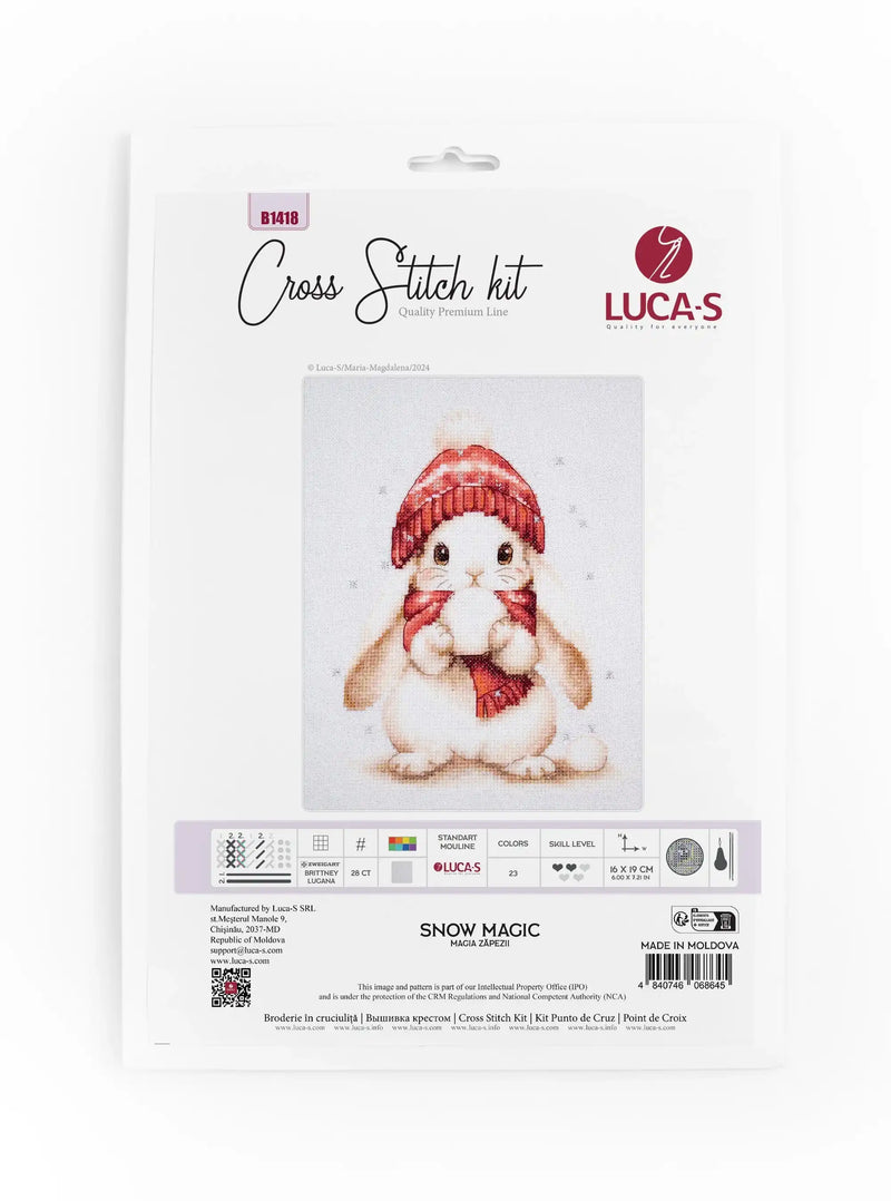 Cross Stitch Kit Luca-S - Snow Magic, B1418