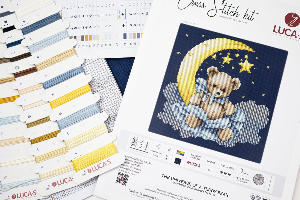 Cross Stitch Kit Luca-S - The Universe of a Teddy Bear, ,B1436
