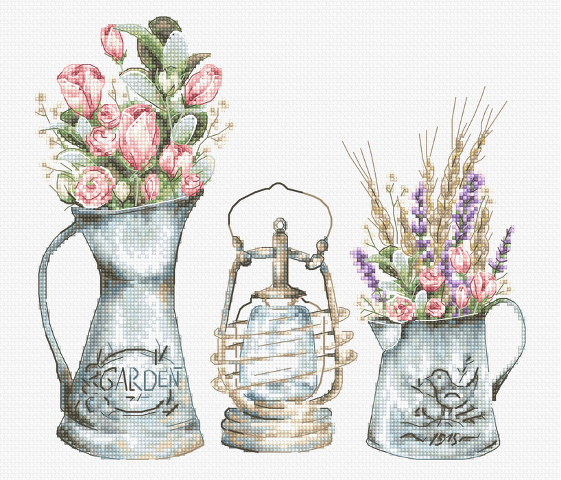 Cross Stitch Pattern Luca-S - Lamp, B7005