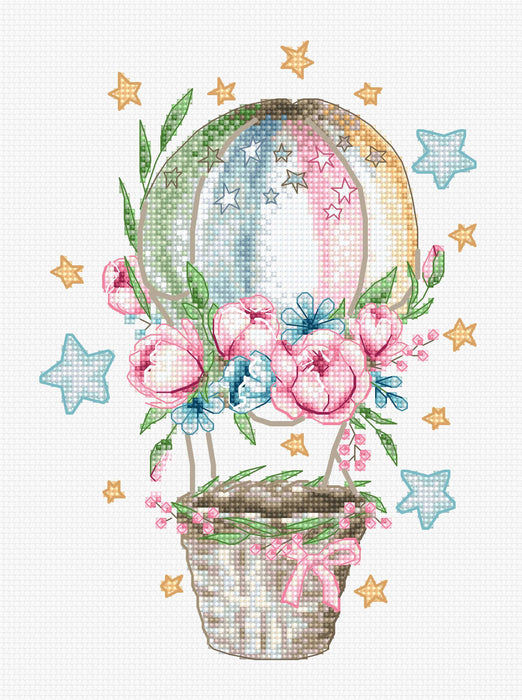 Cross Stitch Pattern Luca-S - Balloon B7007