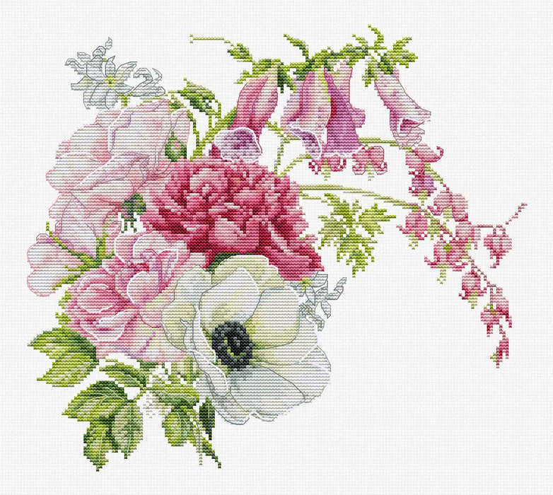 Cross Stitch Pattern Luca-S - Spring Bouquet, B7018