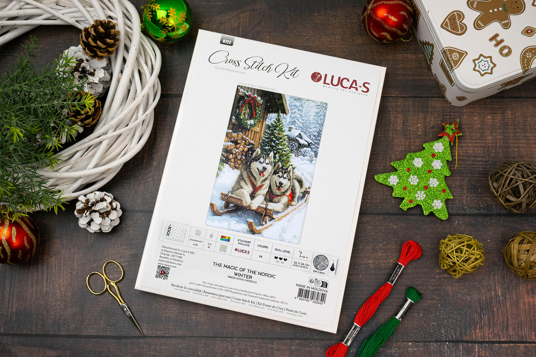 Cross Stitch Kit Luca-S - The Magic of the Nordic Winter, B722