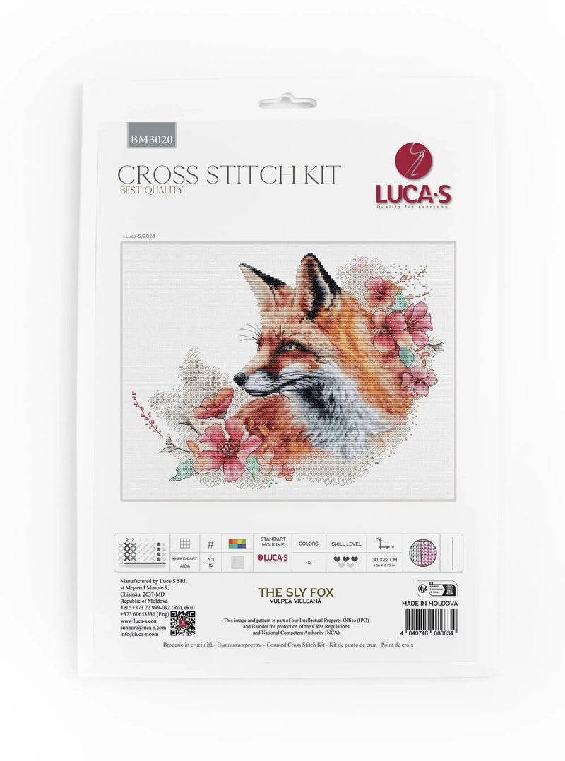 Kreuzstichset Luca-S – Der schlaue Fuchs, BM3020