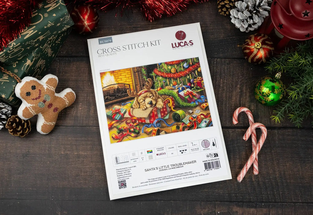 Kreuzstichset Luca-S – Santas kleiner Unruhestifter, BU5079