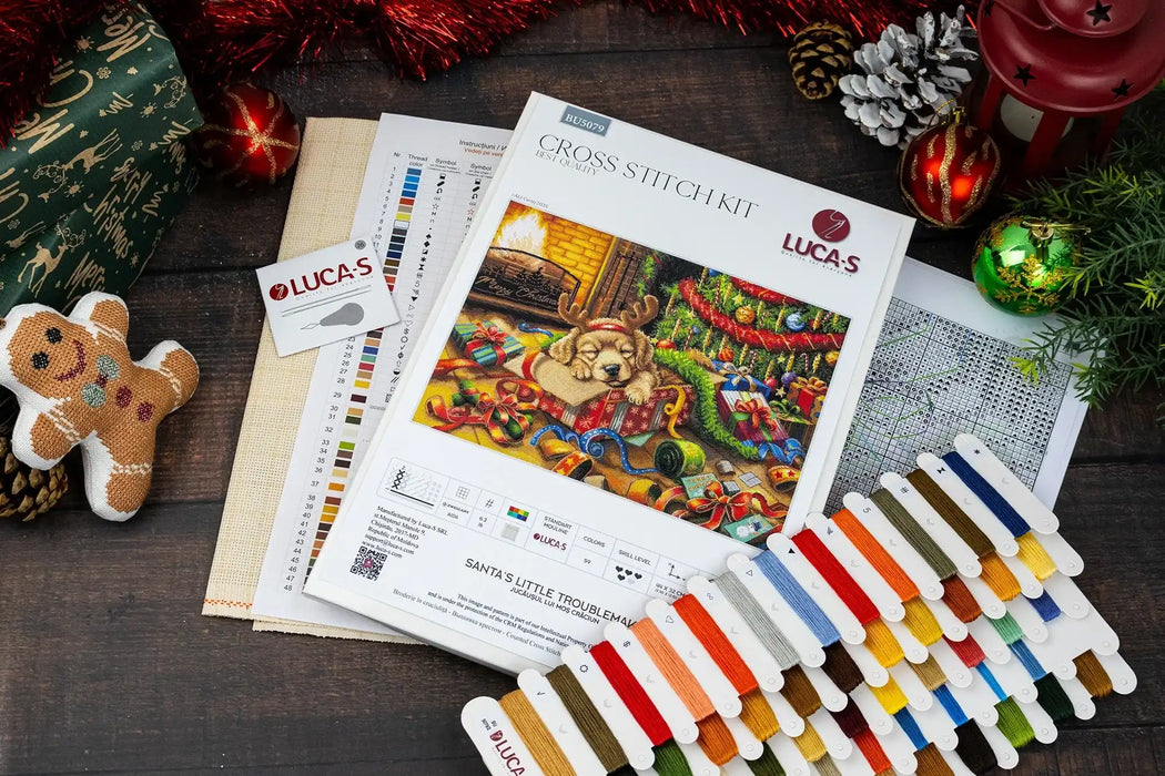 Kreuzstichset Luca-S – Santas kleiner Unruhestifter, BU5079