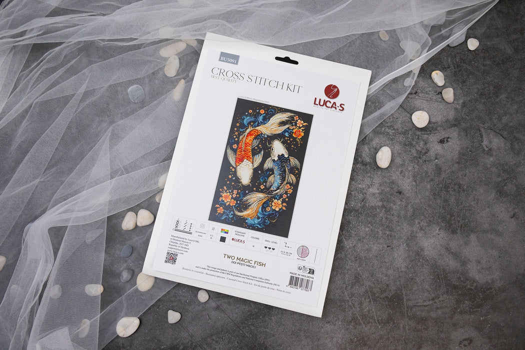 Cross Stitch Kit Luca-S - Two Magic Fish, BU5091