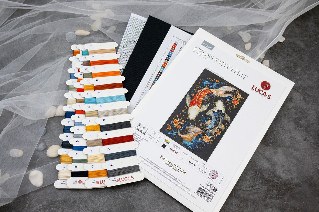 Cross Stitch Kit Luca-S - Two Magic Fish, BU5091