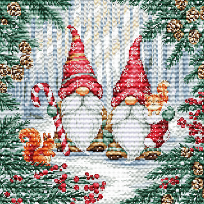 Cross Stitch Kit Luca-S - Forest Friends, BU5096