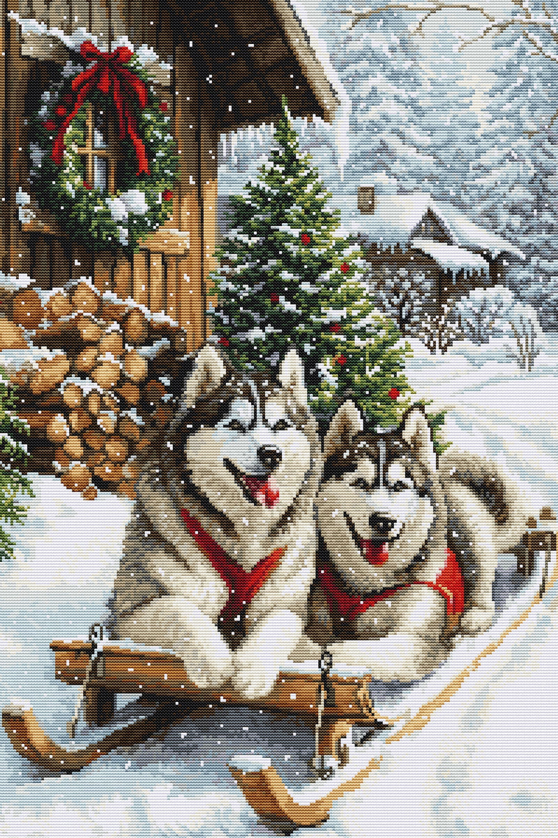 Cross Stitch Kit Luca-S - The Magic of the Nordic Winter, B722