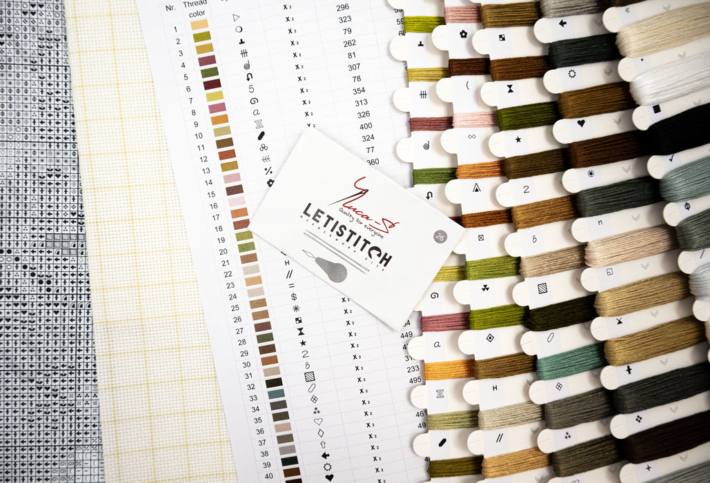 Petit Point Kit Luca-S GOLD - Die geheimnisvollen Magnolien, G707