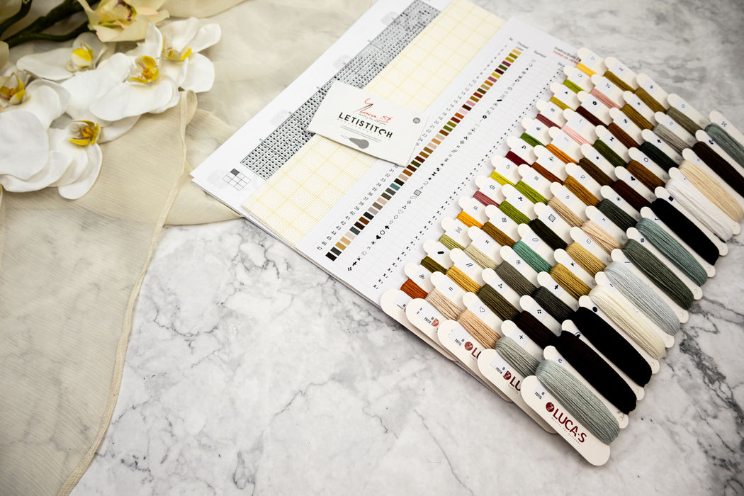 Petit Point Kit Luca-S GOLD - Die geheimnisvollen Magnolien, G707