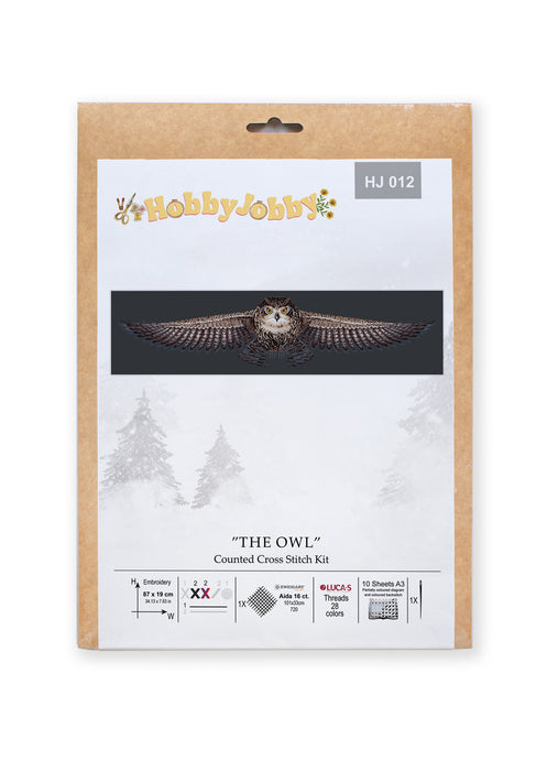 Cross Stitch Kit HobbyJobby -The Owl