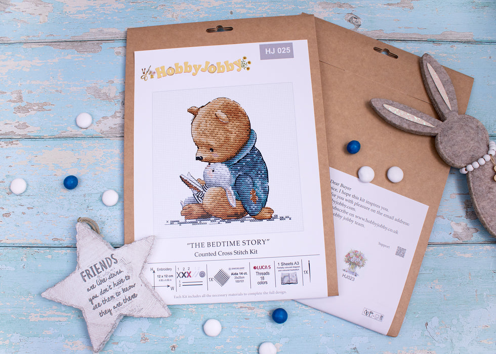 Cross Stitch Kit HobbyJobby - The Bedtime Story