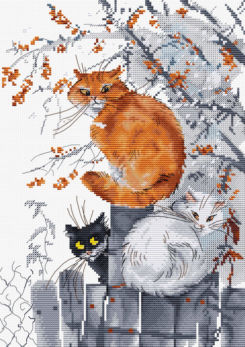 Kreuzstichset HobbyJobby - Sanddorn