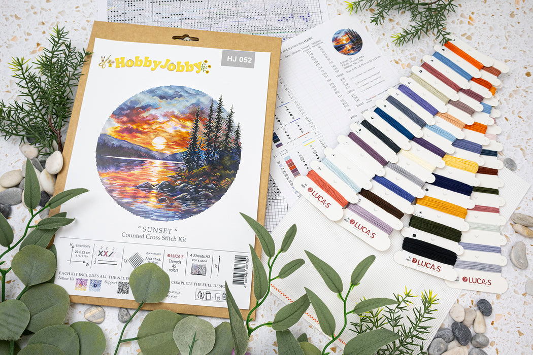 Cross Stitch Kit HobbyJobby - Sunset