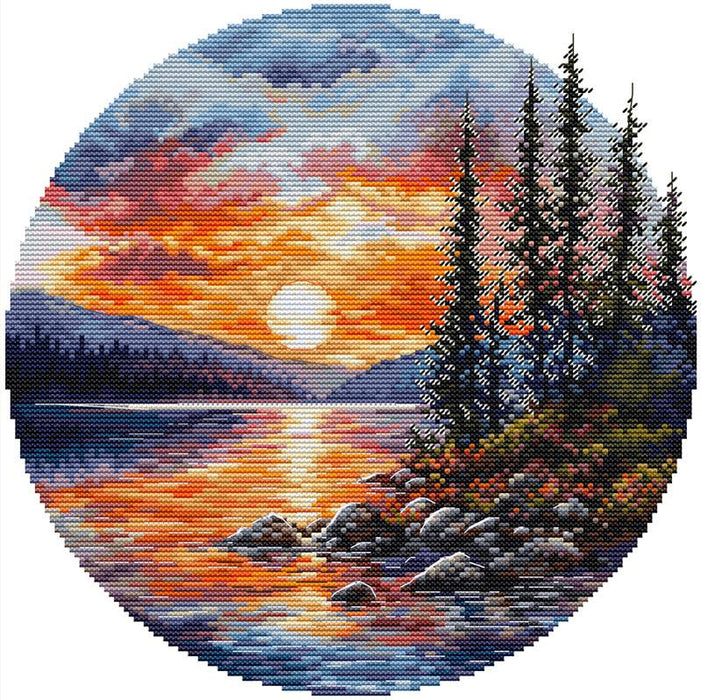 Cross Stitch Kit HobbyJobby - Sunset