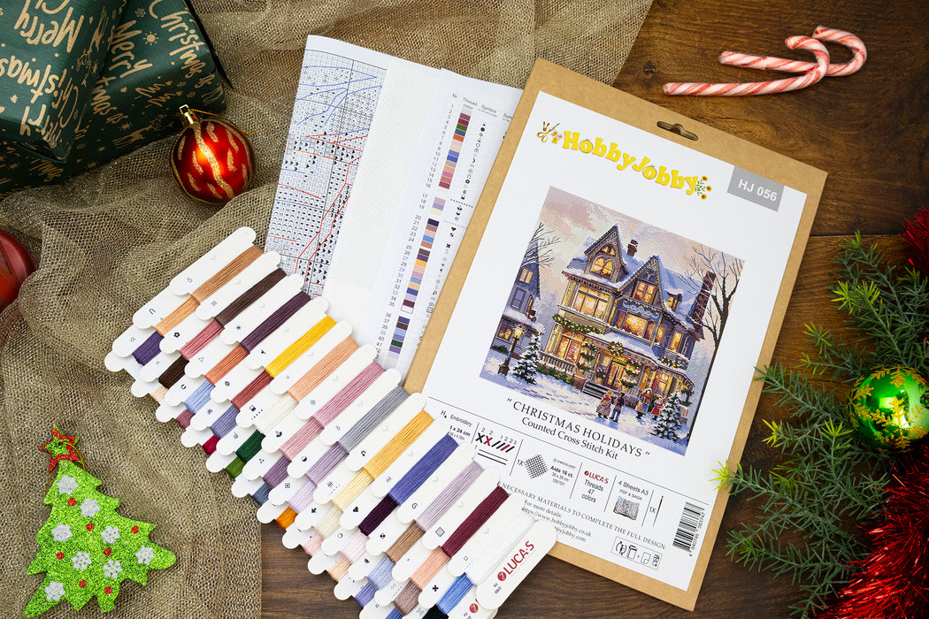 Cross Stitch Kit HobbyJobby - Christmas Holidays