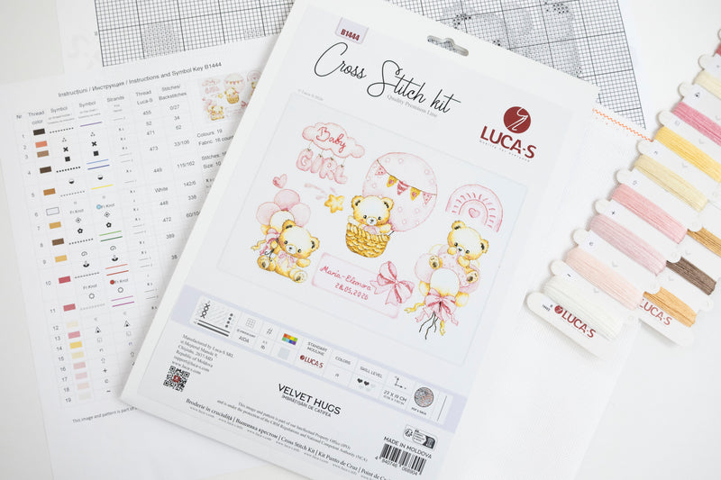 Cross Stitch Kit Luca-S - Velvet Hugs, B1444