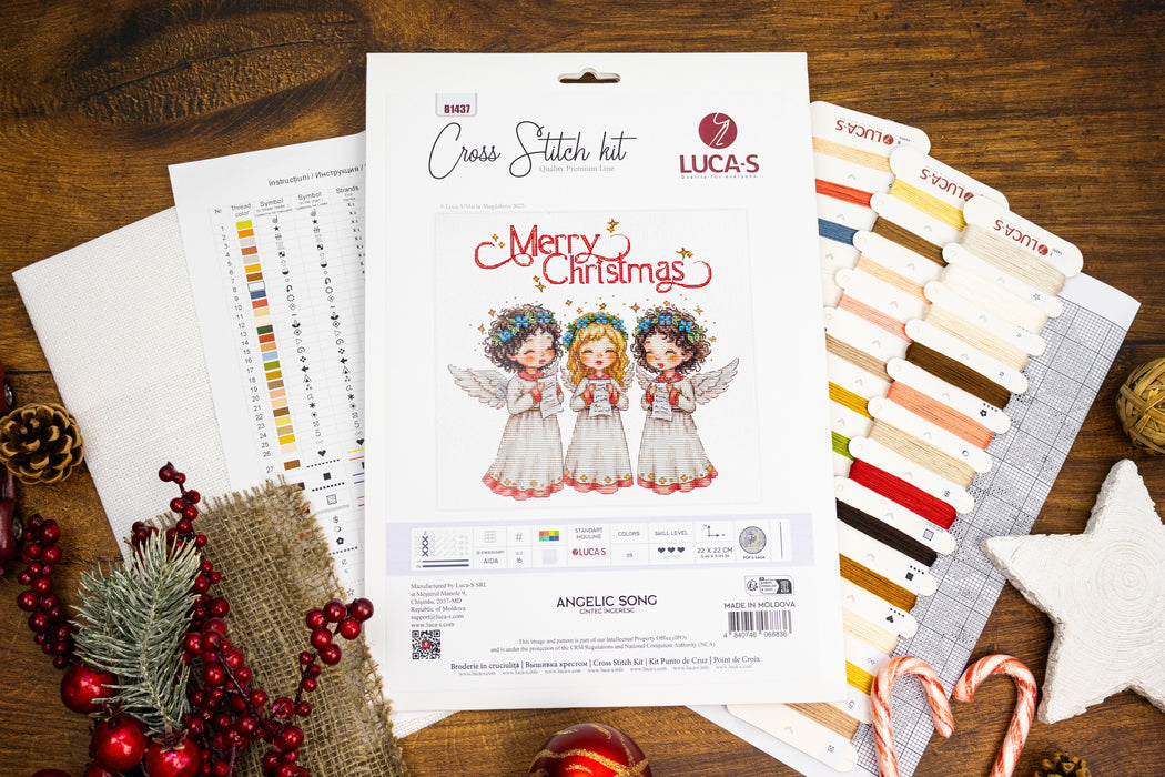 Cross Stitch Kit Luca-S -Angelic Song, B1437