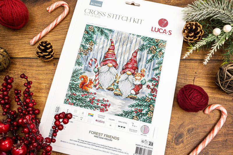 Cross Stitch Kit Luca-S - Forest Friends, BU5096