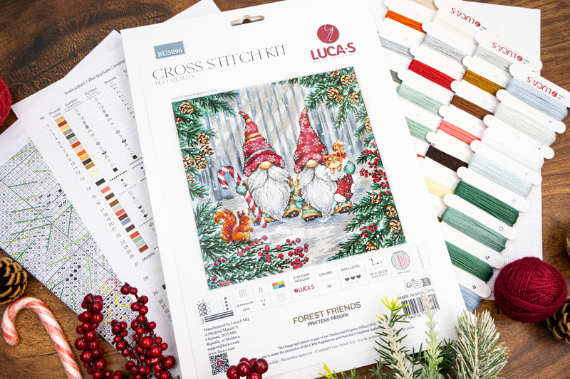 Cross Stitch Kit Luca-S - Forest Friends, BU5096